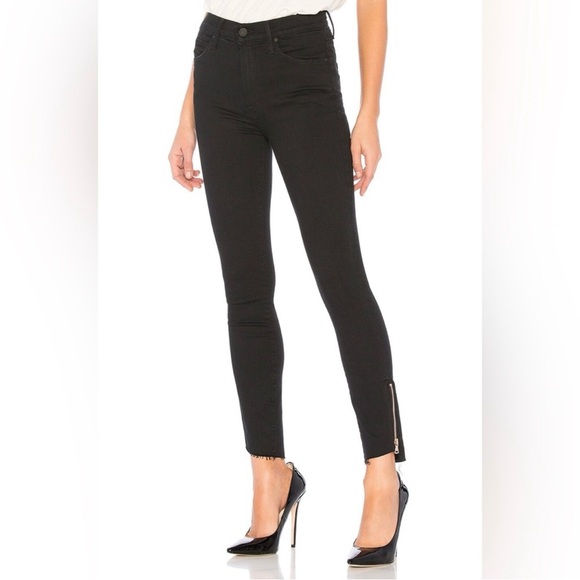 MOTHER Denim - Mother Denim The Stunner Double Zip‎ Ankle Step Gray Not Guilty